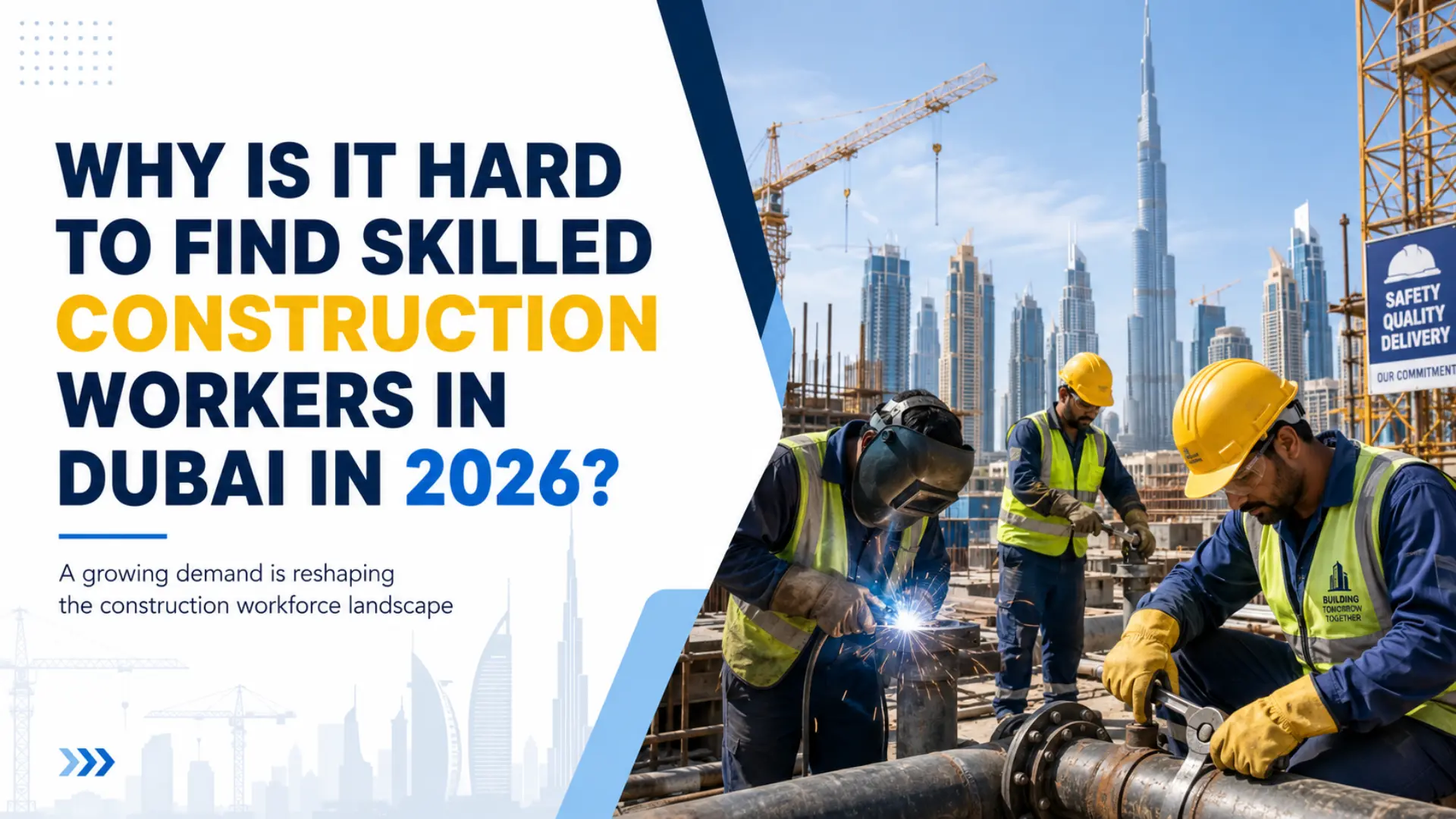 Construction manpower supply dubai